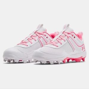 Big Girls UA Glyde RM Softball Cleats size 3y